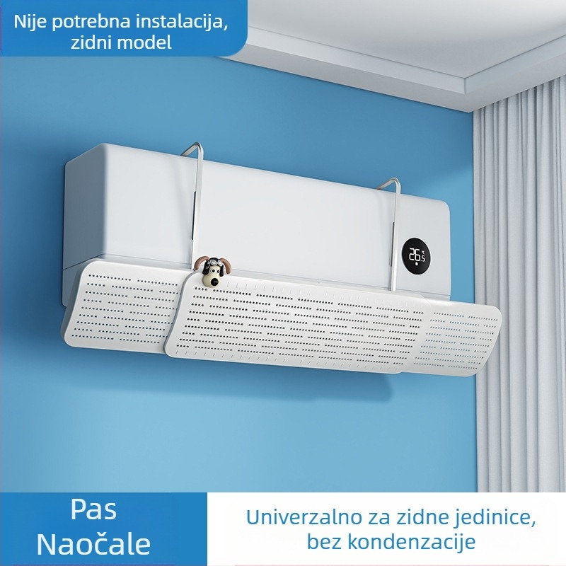 Zaštitna ploča za vjetrobran klima uređaja za dojenčad i malu djecu, protiv izravnog puhanja vjetrobranskog štita, pregrada za izlaz zraka, ploča za zaštitu od vjetrobranskog štita, viseća ploča za zaštitu od vjetrobranskog štita