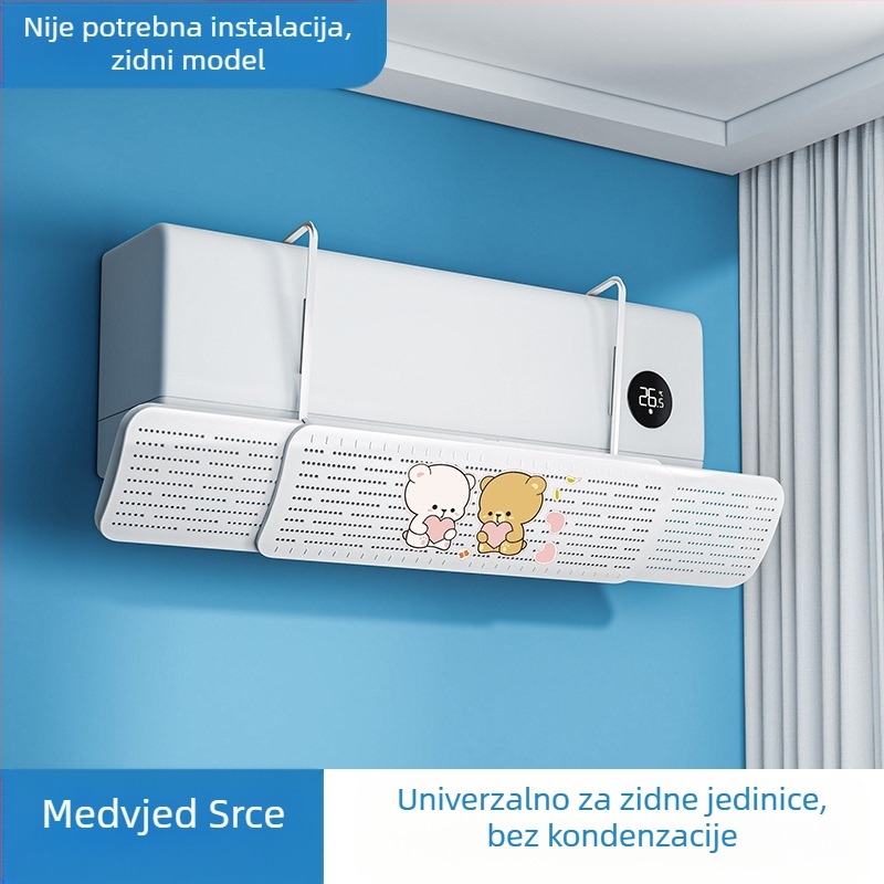 Zaštitna ploča za vjetrobran klima uređaja za dojenčad i malu djecu, protiv izravnog puhanja vjetrobranskog štita, pregrada za izlaz zraka, ploča za zaštitu od vjetrobranskog štita, viseća ploča za zaštitu od vjetrobranskog štita