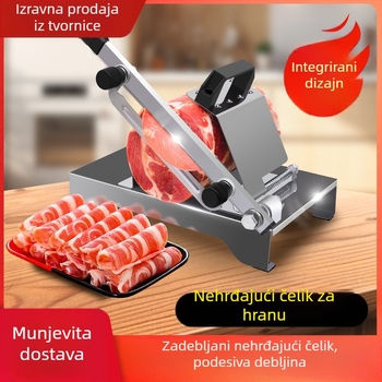 Stroj za rezanje Kućanski ručni nož za rižine kolače od govedine i ovčetine Smrznuto rezano meso Masno goveđe rolade Kriška Komercijalni artefakt Smrznuto ovčetina