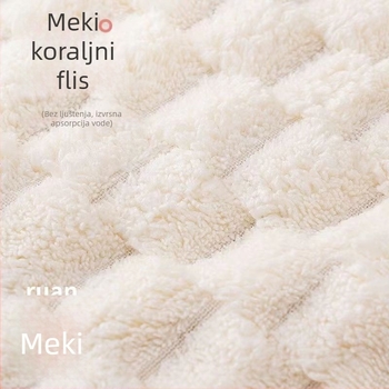 Ručnik s uzorkom oblaka, veleprodaja, upijajući ručnik za ruke od koraljnog flisa, slatki, 2023., novi stil, mekani za muškarce i žene