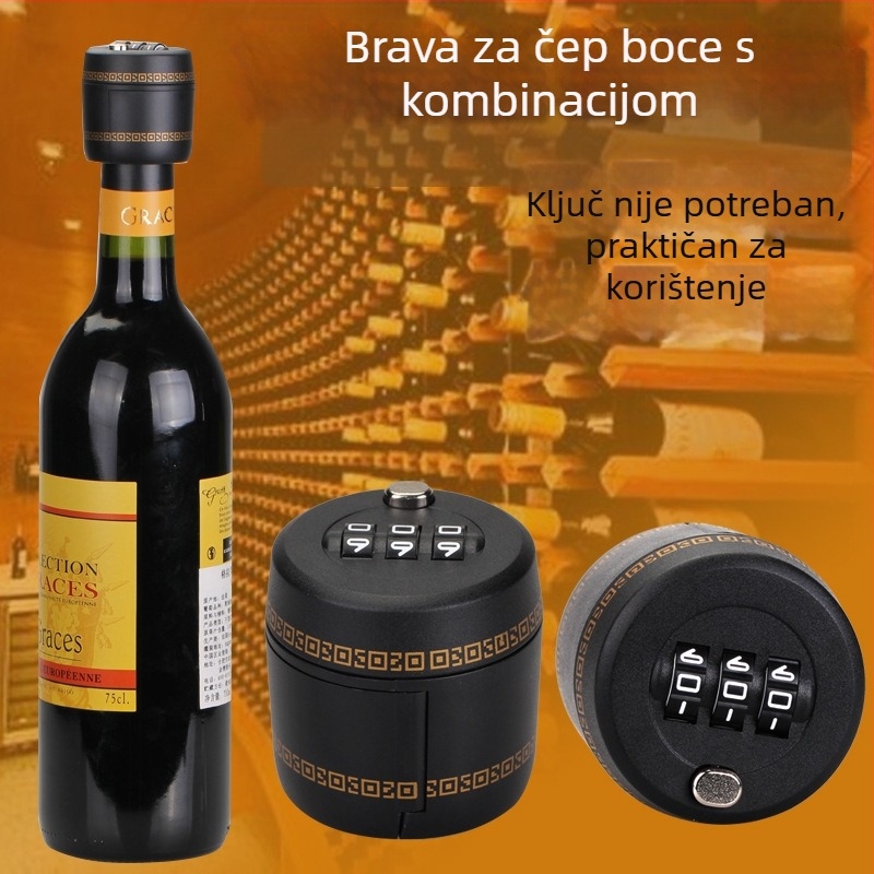 Prekogranična e-trgovina, brava za boce vina, vino, strano vino, brava za čep boce vina, brava za čep boce vina, kombinirana brava