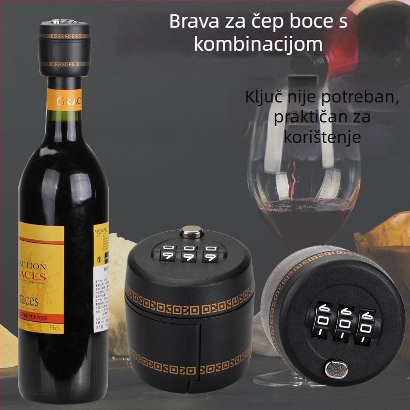Prekogranična e-trgovina, brava za boce vina, vino, strano vino, brava za čep boce vina, brava za čep boce vina, kombinirana brava