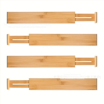 Pregrada od ladica od bambusa, podesiva besplatna kombinacija, klasifikacija kuhinjskog pribora, donje rublje, rešetkasta pregrada za pohranu, artefakt