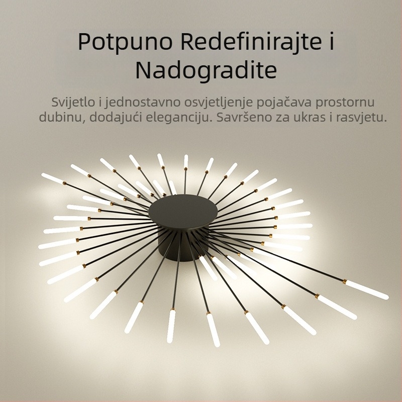 Prekogranične svjetiljke, Jednostavna svjetiljka za dnevni boravak, Stropna svjetiljka, Hodnik, Luksuzna blagovaonica, Spavaća soba, Vortex vatromet, LED stropna svjetiljka