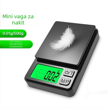 Mini vaga za nakit 0,01 elektronička vaga za nakit, vaga za gram, visoka preciznost, mala elektronička vaga, proizvođač vaga, karatna vaga