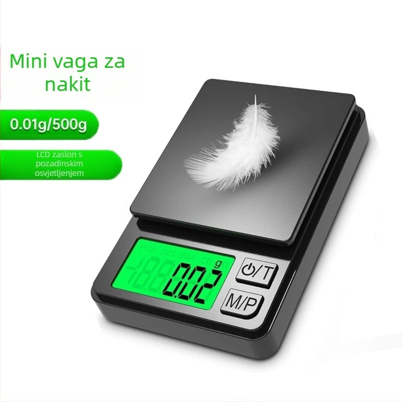 Mini vaga za nakit 0,01 elektronička vaga za nakit, vaga za gram, visoka preciznost, mala elektronička vaga, proizvođač vaga, karatna vaga