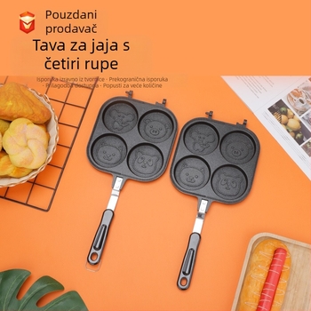 Novi aparat za kolače za doručak, kućanski multifunkcionalni, neprianjajući, dvostrani, tava za palačinke, tava za hamburgere, tava za pržena jaja, studentska tava, pleh za pečenje