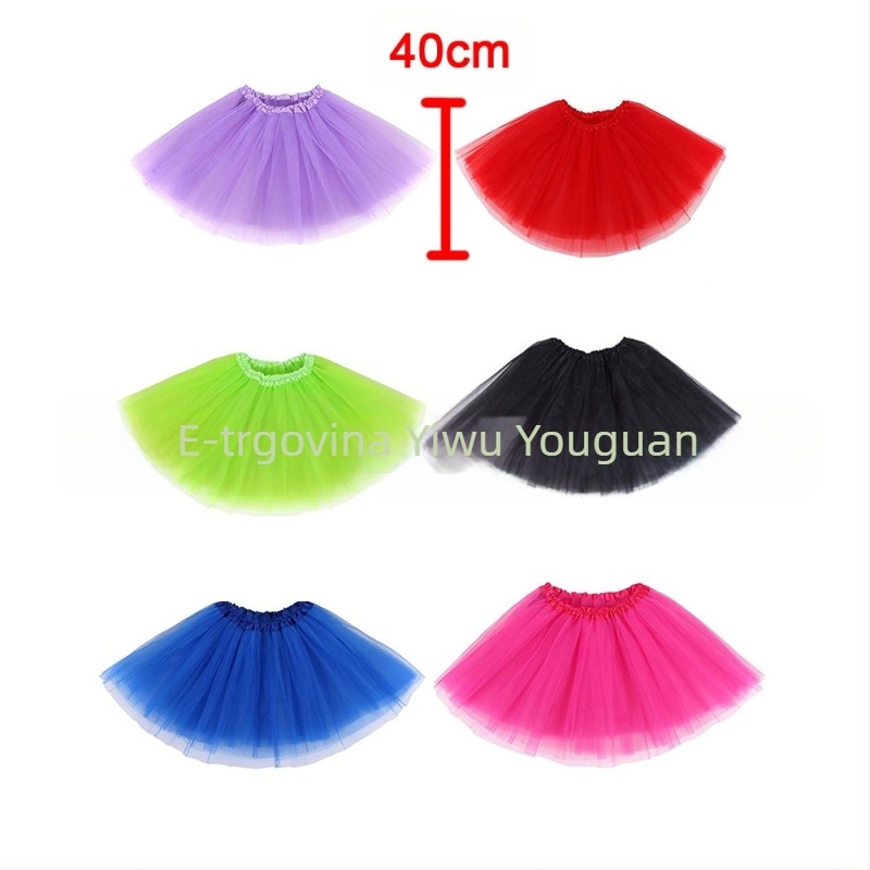 Amazon Hot Selling Retro 80-ih Zečja suknja 40 cm Puf suknja za odrasle 40 cm Baletna suknja