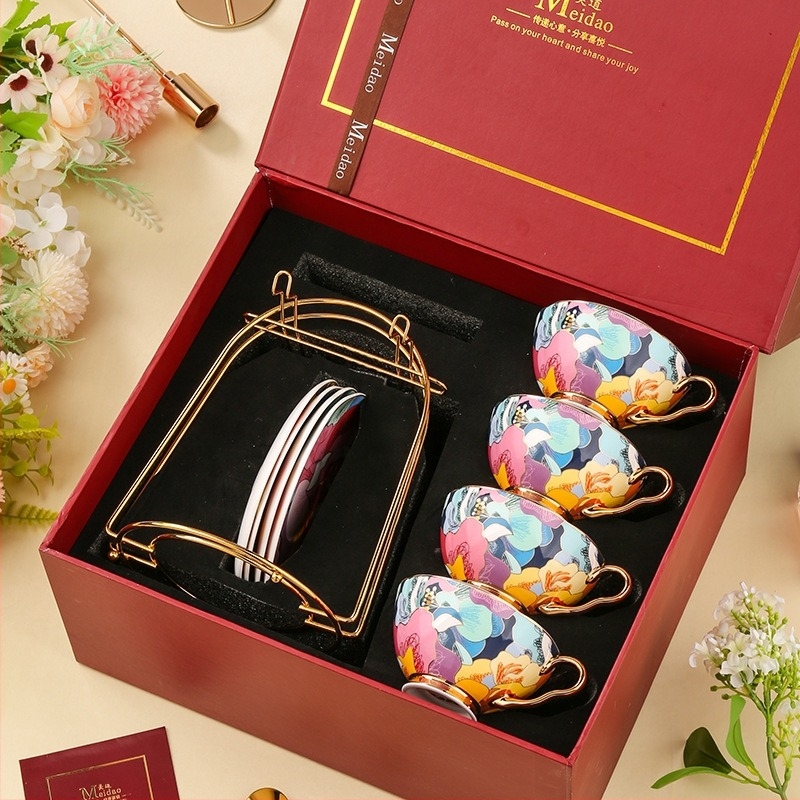 Medo šalica za kavu od visokokvalitetnog koštanog porculana, popodnevni čaj, čajni set, odijelo za djevojke, rođendanski vjenčani poklon