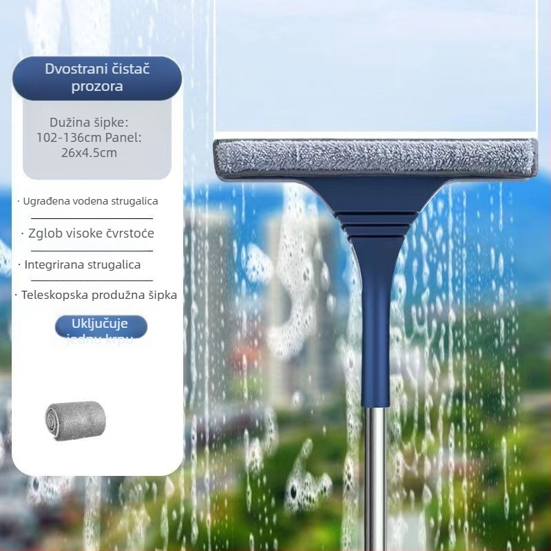 Čistač stakla Kućanski visoki vanjski brisač prozora Dvostrano čišćenje Specijalni brisač stakla Čistač prozora