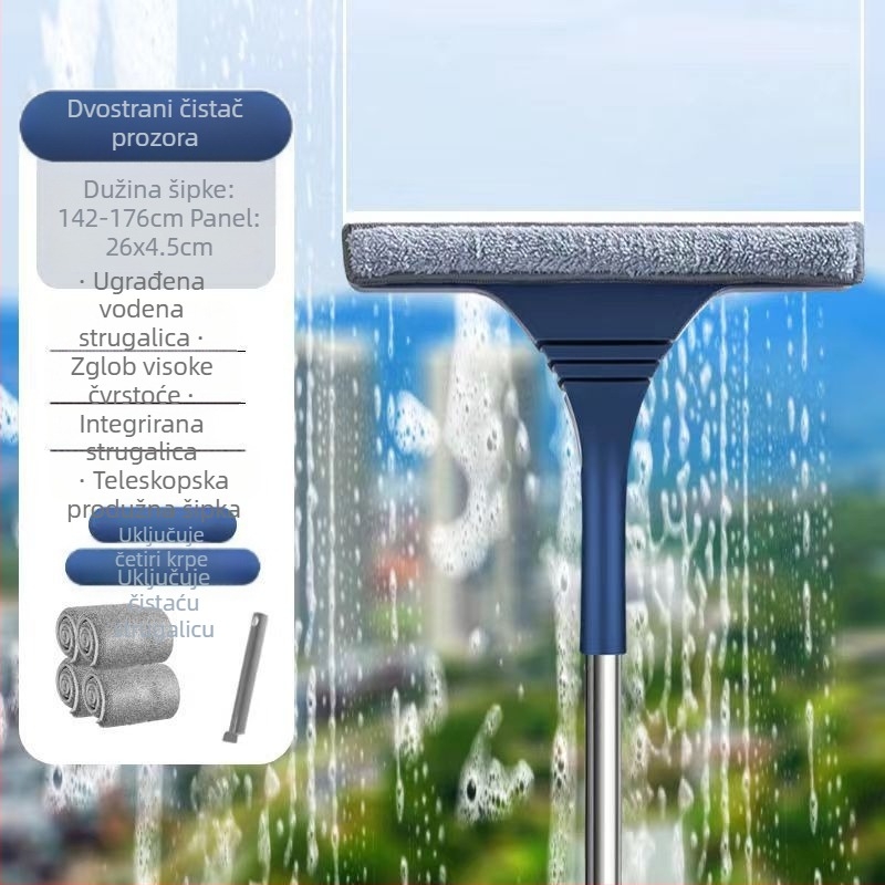 Čistač stakla Kućanski visoki vanjski brisač prozora Dvostrano čišćenje Specijalni brisač stakla Čistač prozora