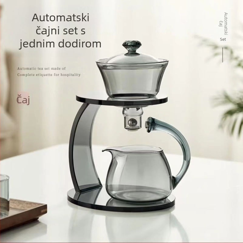 Liny tea maker set za čaj odijelo magnetski čajnik stakleni set za čaj magnetski poluautomatski čajnik Ured Dom