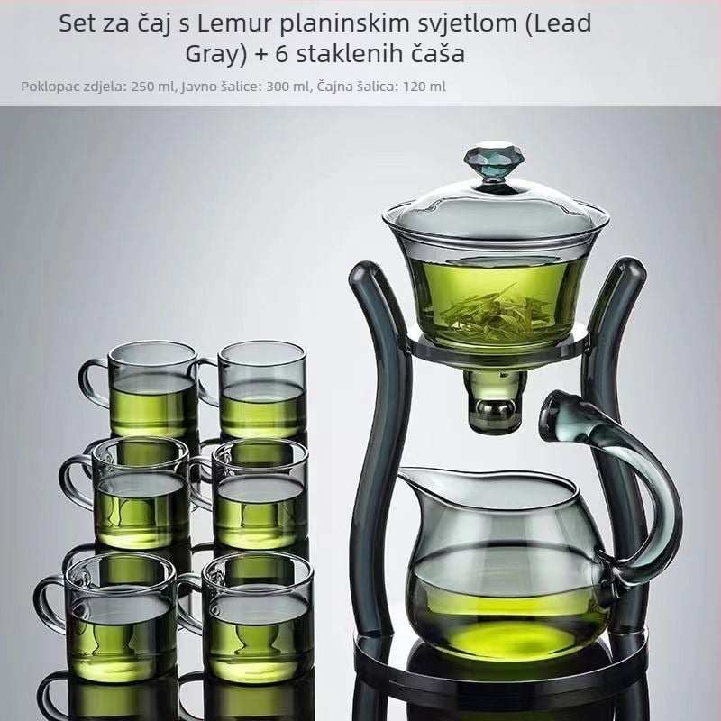 Liny tea maker set za čaj odijelo magnetski čajnik stakleni set za čaj magnetski poluautomatski čajnik Ured Dom