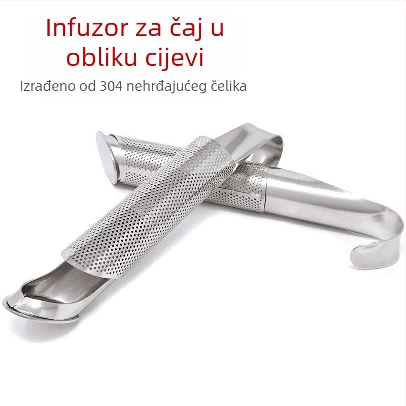 Prekogranični aparat za čaj od nehrđajućeg čelika 304, koji se montira na uho, viseća lula, filter za čaj, praktični pribor za čajni set