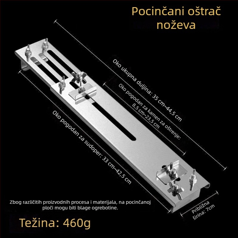 Dropshipping fiksni nosač za brusni kamen od nehrđajućeg čelika, kućanski podesivi fiksni stalak za sudoper, novi stalak za oštrenje s protukliznim učinkom