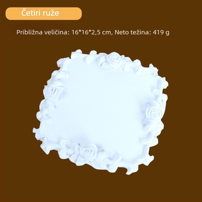 Prekogranični Spot Kreativni Zlatni Smolasti Nakit Pladanj Rekviziti Prsten Naušnice Ogrlica Narukvica Stalak za Izložbu Nakita