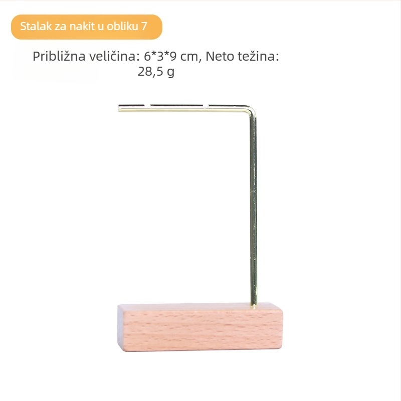 Prekogranični Spot Kreativni Zlatni Smolasti Nakit Pladanj Rekviziti Prsten Naušnice Ogrlica Narukvica Stalak za Izložbu Nakita