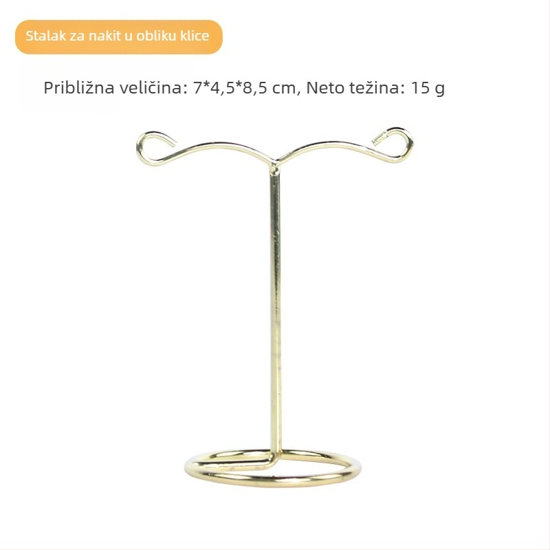 Prekogranični Spot Kreativni Zlatni Smolasti Nakit Pladanj Rekviziti Prsten Naušnice Ogrlica Narukvica Stalak za Izložbu Nakita