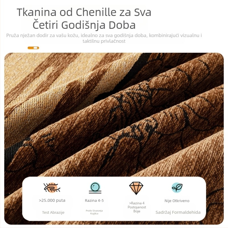 Nova navlaka za sofu iz 2025., univerzalna retro antikna navlaka za sofu, četiri godišnja doba, potpuna navlaka, deka za sofu, sveobuhvatna