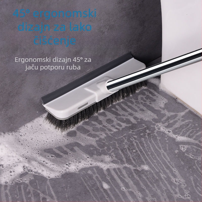 Četka za pod WC četka za pod s dugom ručkom WC kupaonica kućanstvo tvrda kosa čišćenje pločica razmaka višenamjenska