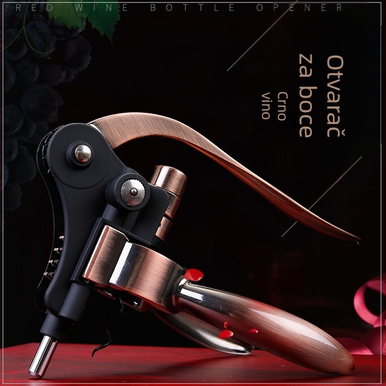 Tvornica spot vino kreativni zec cinkova legura otvarač za boce metalno crno vino zec otvarač za vino može napraviti logo