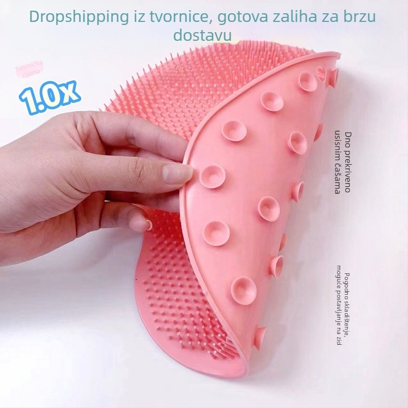 Silikonska neklizajuća podloga za trljanje stopala, artefakt za leđa, lijenu osobu, podloga za trljanje leđa, vakuumska čašica za kupanje, jaka maramica za leđa, podloga za pranje zidova kade