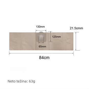 Kichi pribor za usisavače 6.959-130.0 filter papirna vrećica vrećica za prašinu pogodna za k-archer A2201 WD3