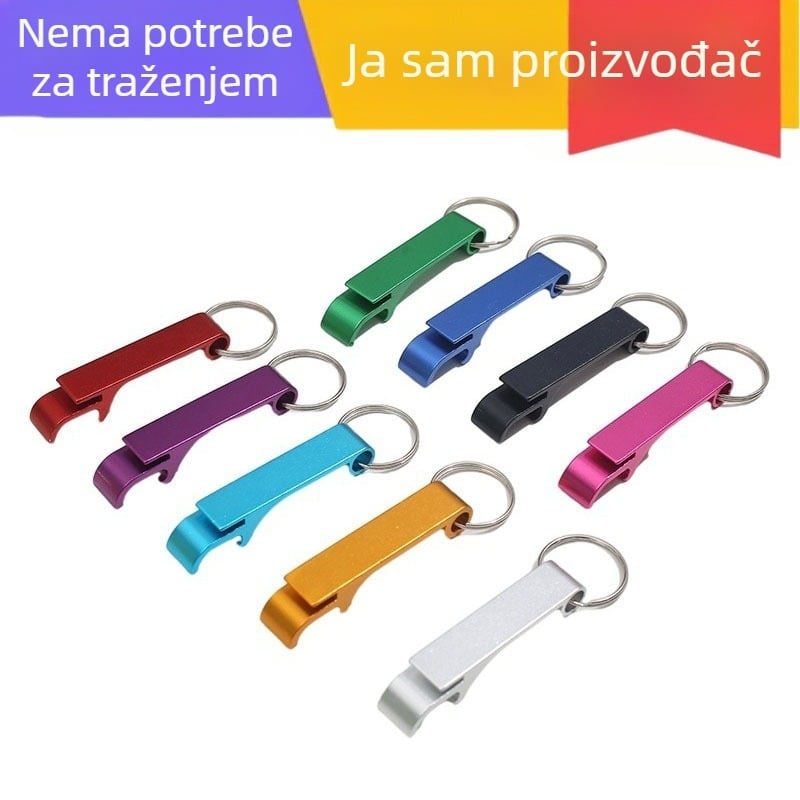 Kreativni otvarač za pivske boce, privjesak za ključeve, otvarač za boce s otisnutim logotipom, praktičan, višenamjenski, za oglašavanje događaja, mali poklon s gravurom