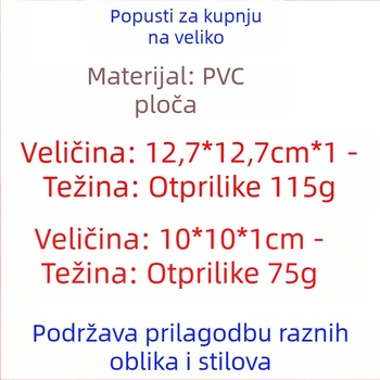 PVC ukras za stolni radni stol slova za kavu ukras za kućni ured pribor za ukrašavanje zabave