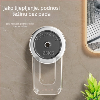 Kutija za maramice s vakuumskom čašicom, kutija za maramice, zidna kutija za pranje lica, kuhinjski WC, viseća kutija za toaletni papir