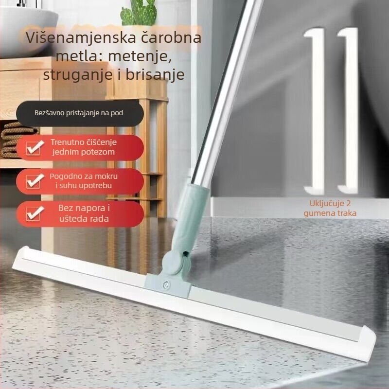 čarobna metla za čišćenje poda silikonska metla za čišćenje poda kupaonica WC višenamjenska četka za brisače kose