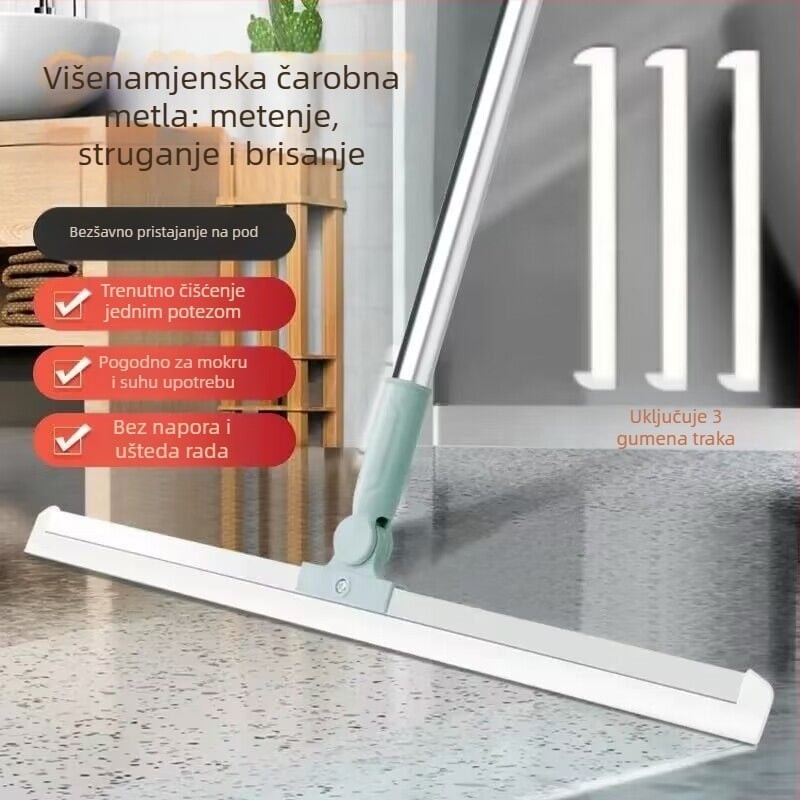 čarobna metla za čišćenje poda silikonska metla za čišćenje poda kupaonica WC višenamjenska četka za brisače kose