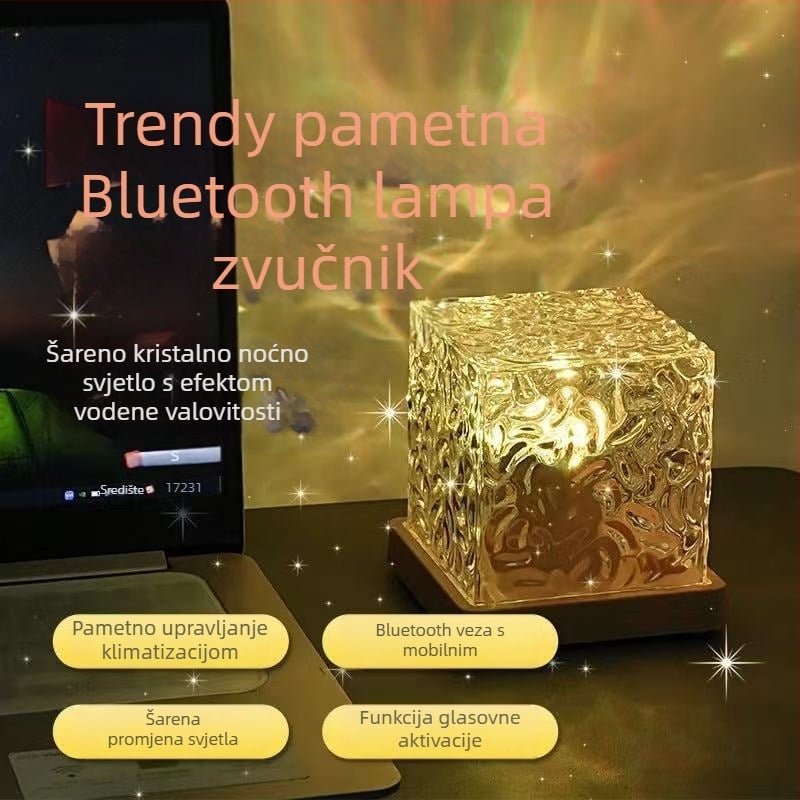 Prekogranično Amazon sjenilo LED noćno svjetlo vodeno valovito atmosfersko svjetlo ambijentalno osvjetljenje zaštita za oči prigušljivo