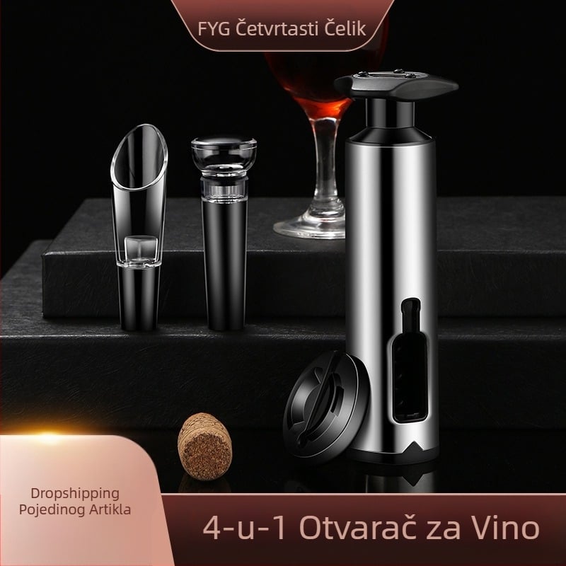 Otvarač za boce od nehrđajućeg čelika, hotelski odvijač, set za vino, otvarač za boce, otvarač za boce vina, kuhinjski gadget