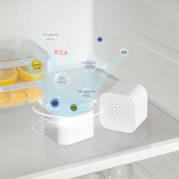 Novi prijenosni i pastasti dezodorans s aktivnim ugljenom za hladnjak s dvostrukom namjenom, kutija za kuhinjski ormarić, prijenosna mini kutija za dezodorans, pakiranje od 6 komada