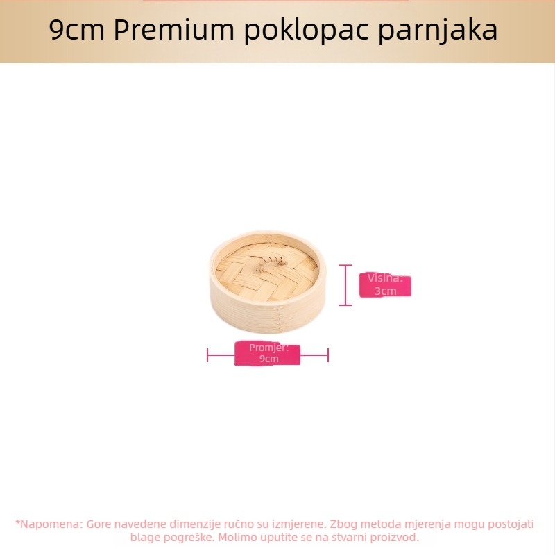 Mali parni lonac od bambusa, mali parni lonac za kuhanje na pari, parni lonac za knedle od bambusa, mini parni lonac za kuhanje na pari od bambusa, komercijalni parni lonac od bambusa