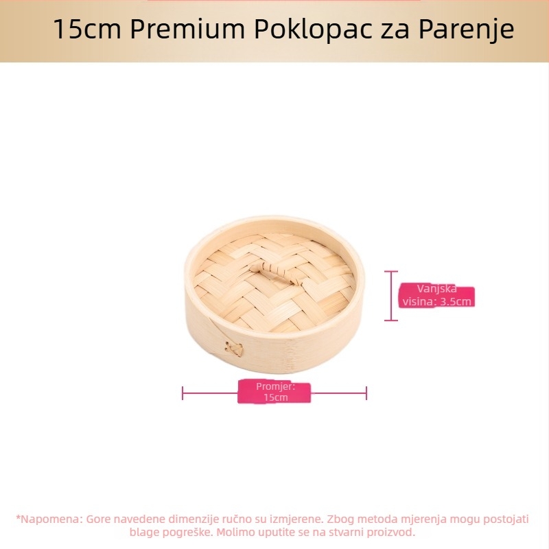 Mali parni lonac od bambusa, mali parni lonac za kuhanje na pari, parni lonac za knedle od bambusa, mini parni lonac za kuhanje na pari od bambusa, komercijalni parni lonac od bambusa