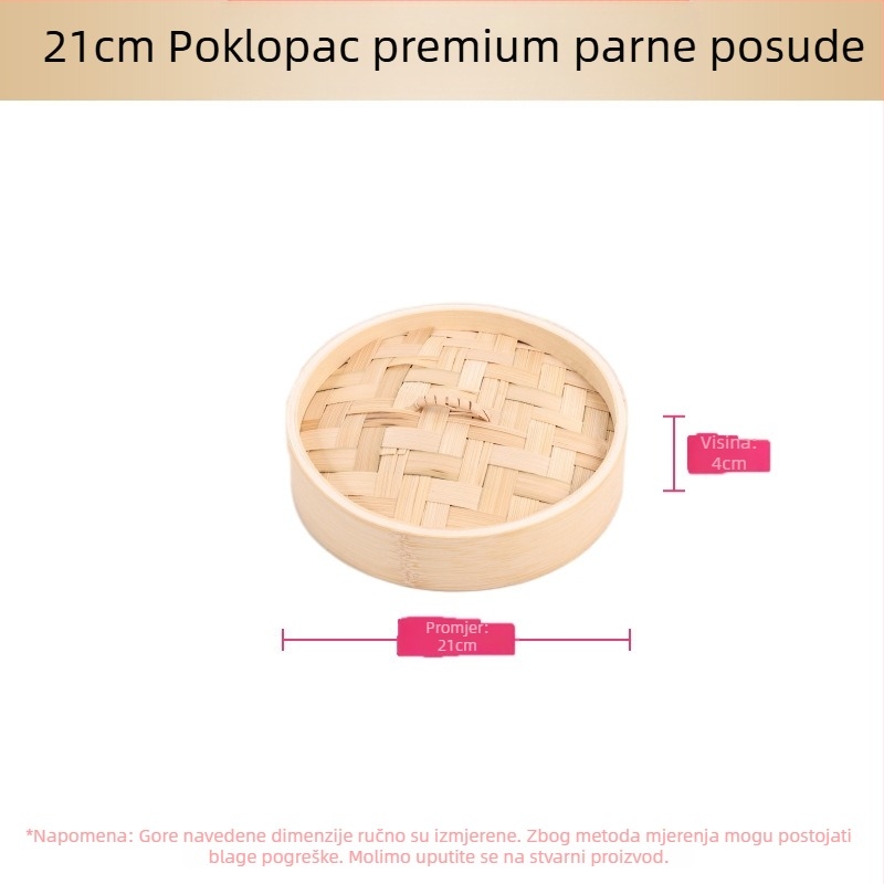 Mali parni lonac od bambusa, mali parni lonac za kuhanje na pari, parni lonac za knedle od bambusa, mini parni lonac za kuhanje na pari od bambusa, komercijalni parni lonac od bambusa