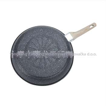 Tava od vulkanskog kamena Maifan, tava s neprianjajućim slojem, kućna tava za odrezak, tava za palačinke, tava za jaja, tava za palačinke, indukcijsko kuhalo