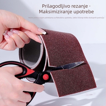 Brusna spužva za brisanje, dvostrana dekontaminacija, abrazivna spužva za čišćenje kuhinje, četka za pranje posuđa, tava, čarobna četka za tavu