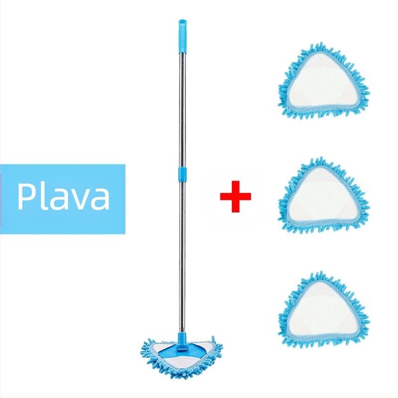 Generacija mini trokutastog mopa od šenila koji se može uvući, drhti sa zidnim i stropnim stropom