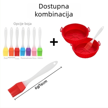 Silikonska posuda za fritezu na vrući zrak Silikonska posuda za fritezu na vrući zrak Silikonska podloga za tavu za fritezu na vrući zrak