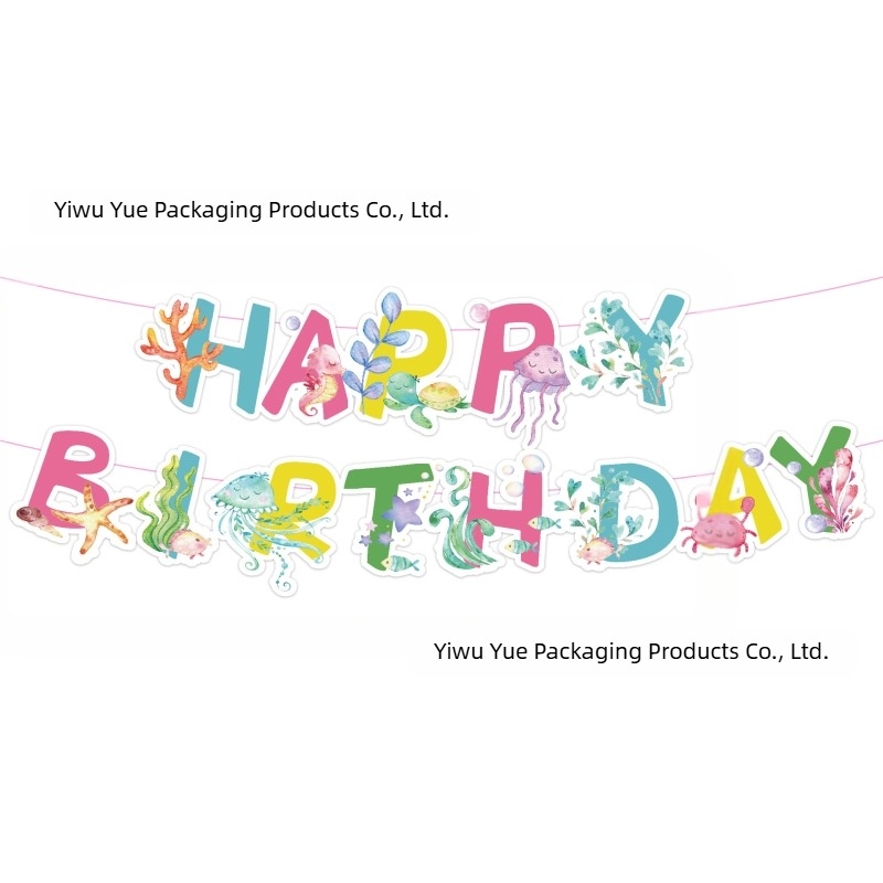 Novi Podvodni svijet s temom oceana za dječje rođendane, pribor za jednokratnu upotrebu, papirnati tanjur, set papirnatih čaša