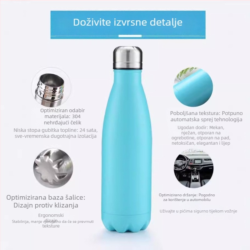 304 Nehrđajući čelik Coca-Cole termos veliki kapacitet sportski čajnik za auto šalica reklamni poklon šalica za vodu veleprodaja