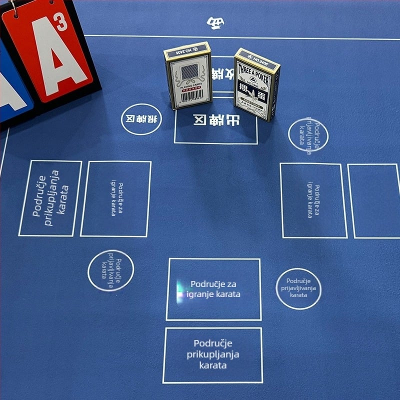 Baršunasti stolnjak za Mahjong sa posebnom tehnologijom za natjecanje u jajima, stolnjak, protuklizna podloga za poker, kvadratna zvučno izolirana i podloga za stol za smanjenje buke
