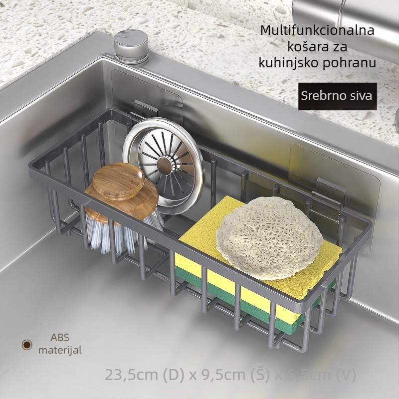 Spužva za odvod, stalak za kuhinjski sudoper, slavina za sudoper, dehidrant, krpa, žičana kugla, poklopac sudopera, stalak za pohranu, artefakt