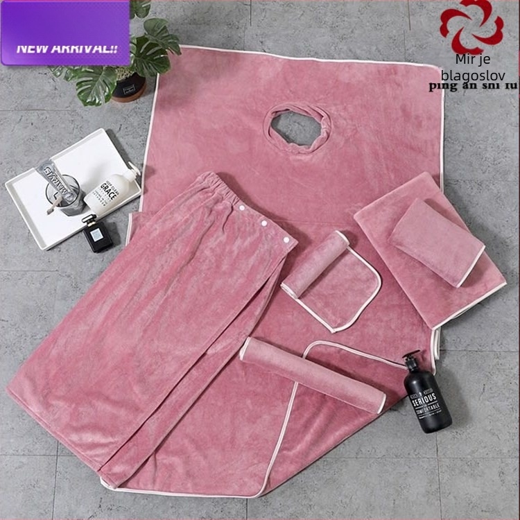 Ručnik za kozmetički salon od mikrovlakana s logotipom po narudžbi, marama za glavu bez dlačica i čičak, set od tri dijela