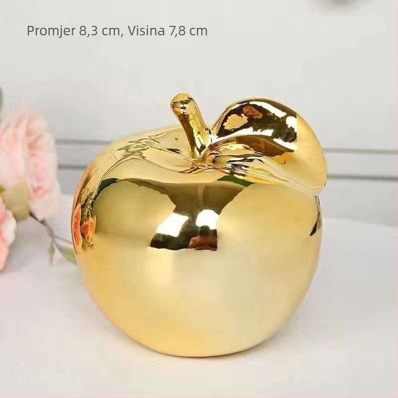 Kreativni ukrasi od jabuka u europskom stilu, unutarnji hodnik, dnevni boravak, polica za knjige, TV ormarić, stolna keramička obrtnička dekoracija, veleprodaja