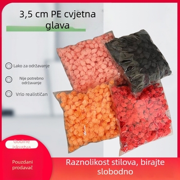 Simulacija glavice cvijeta ruže 3,5 Lažna glavica cvijeta od PE pjene Simulacija cvijeta ruže Vječni cvijet ruže