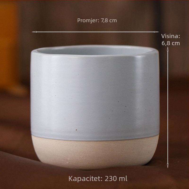 Bliskoistočna keramička šalica za espresso, šarena keramička kung fu šalica za čaj s FCM detekcijom, može se poslati u ime